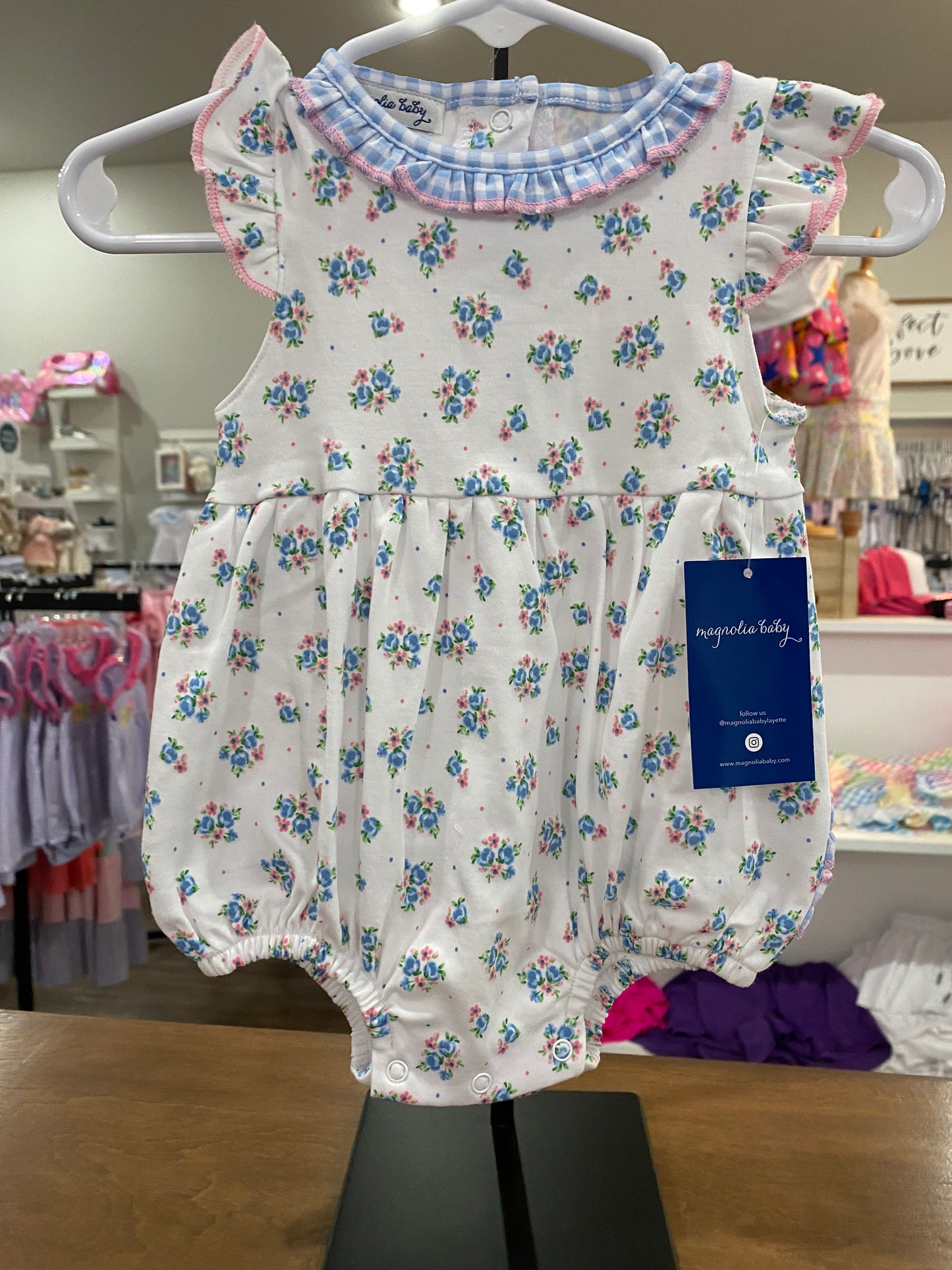 MB blue Floral Anna Bubble