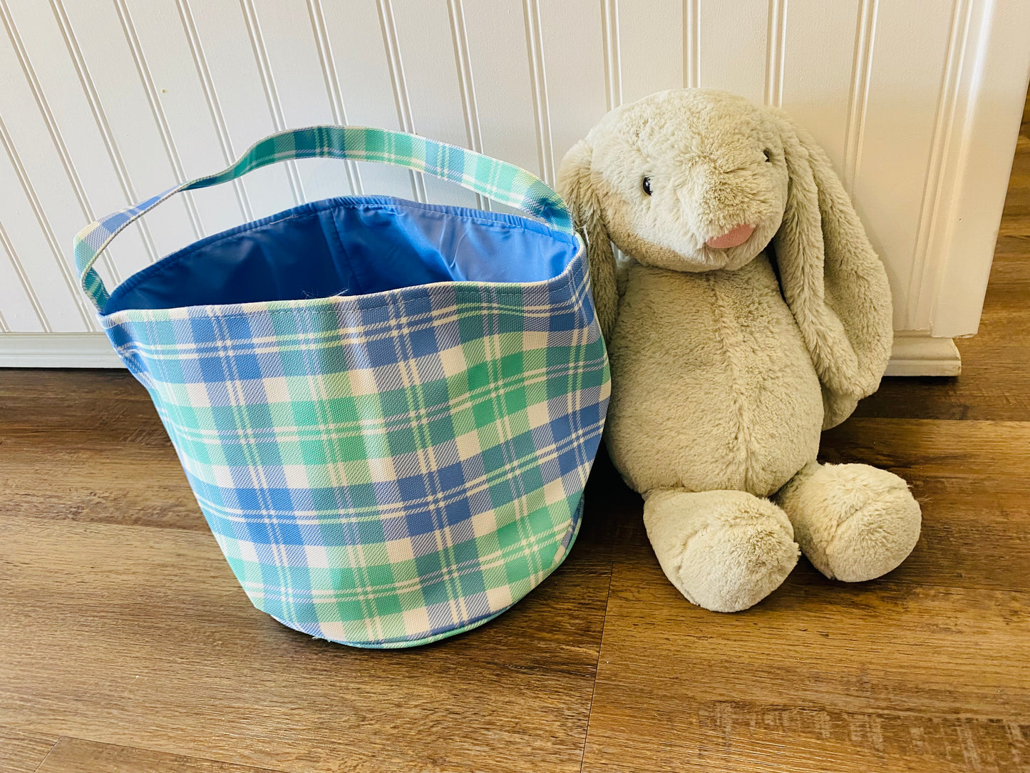 Easter Plaid Easter Basket