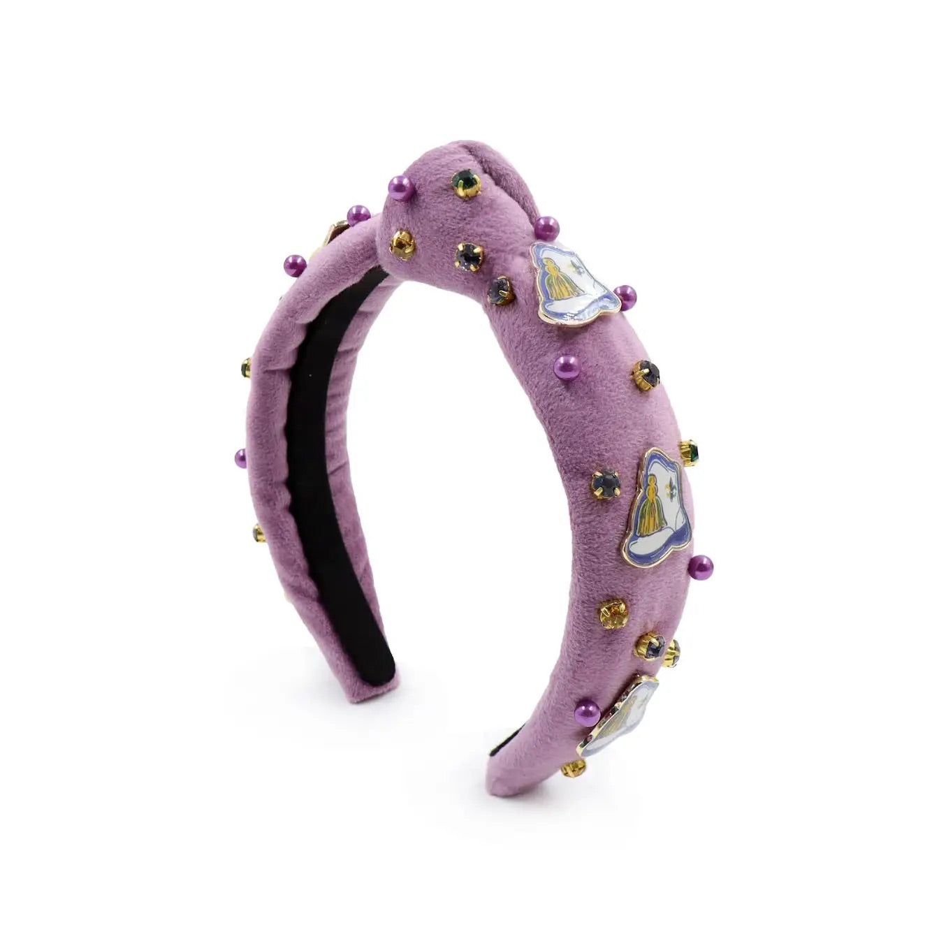 Mardi Gras Majorette Boot Charm Headband