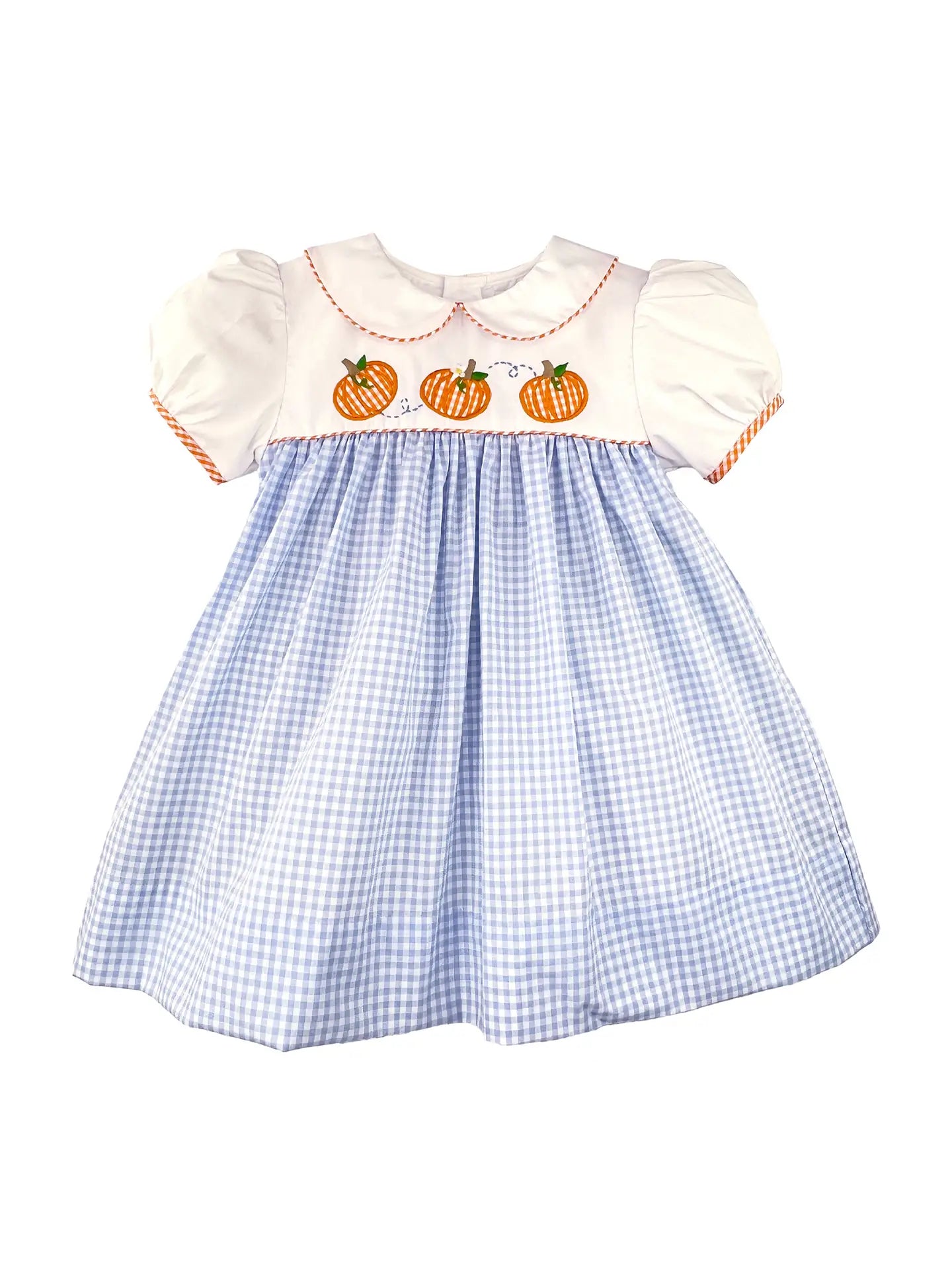Dress with Pumpkin appliqué