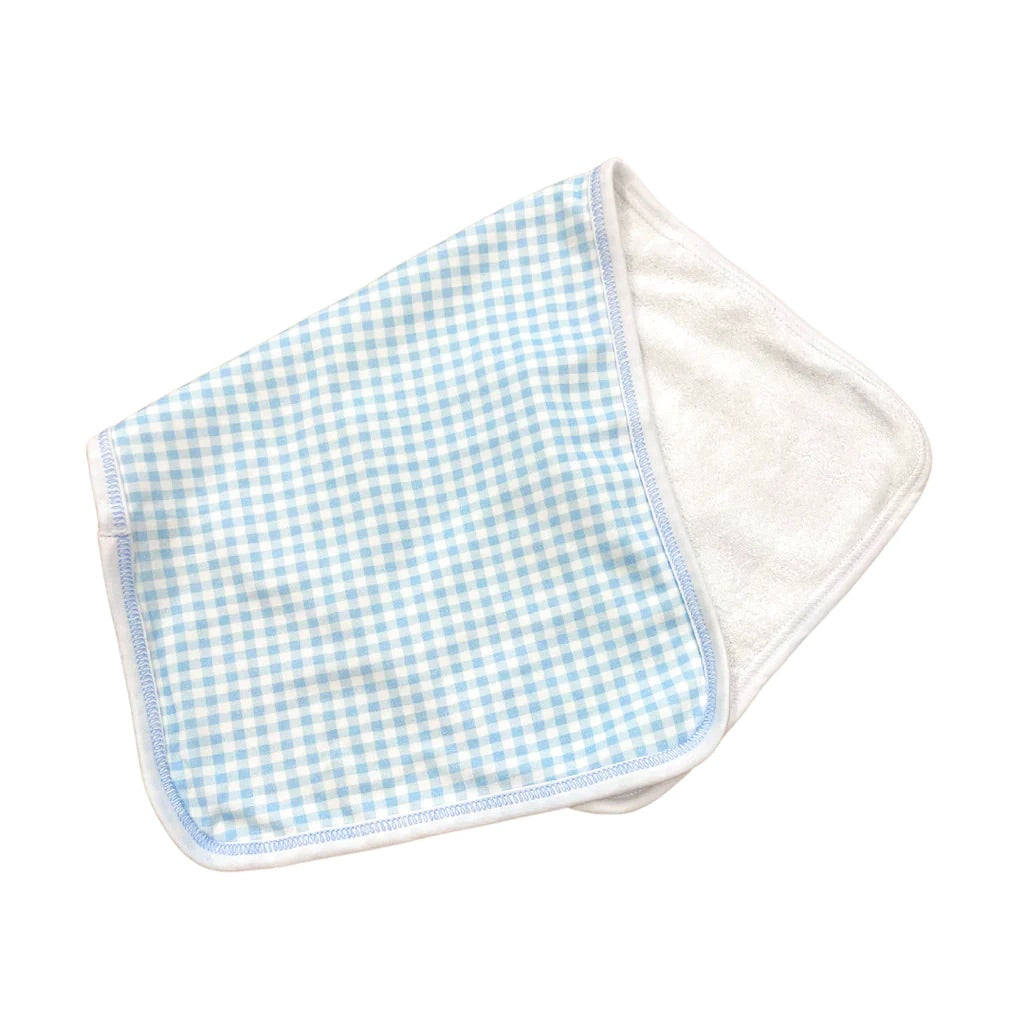 Emma and Aedan Blue Burp Cloth