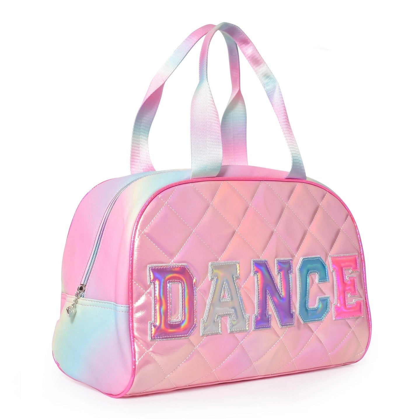 Dance' Quilted Metallic Medium Duffle Bag