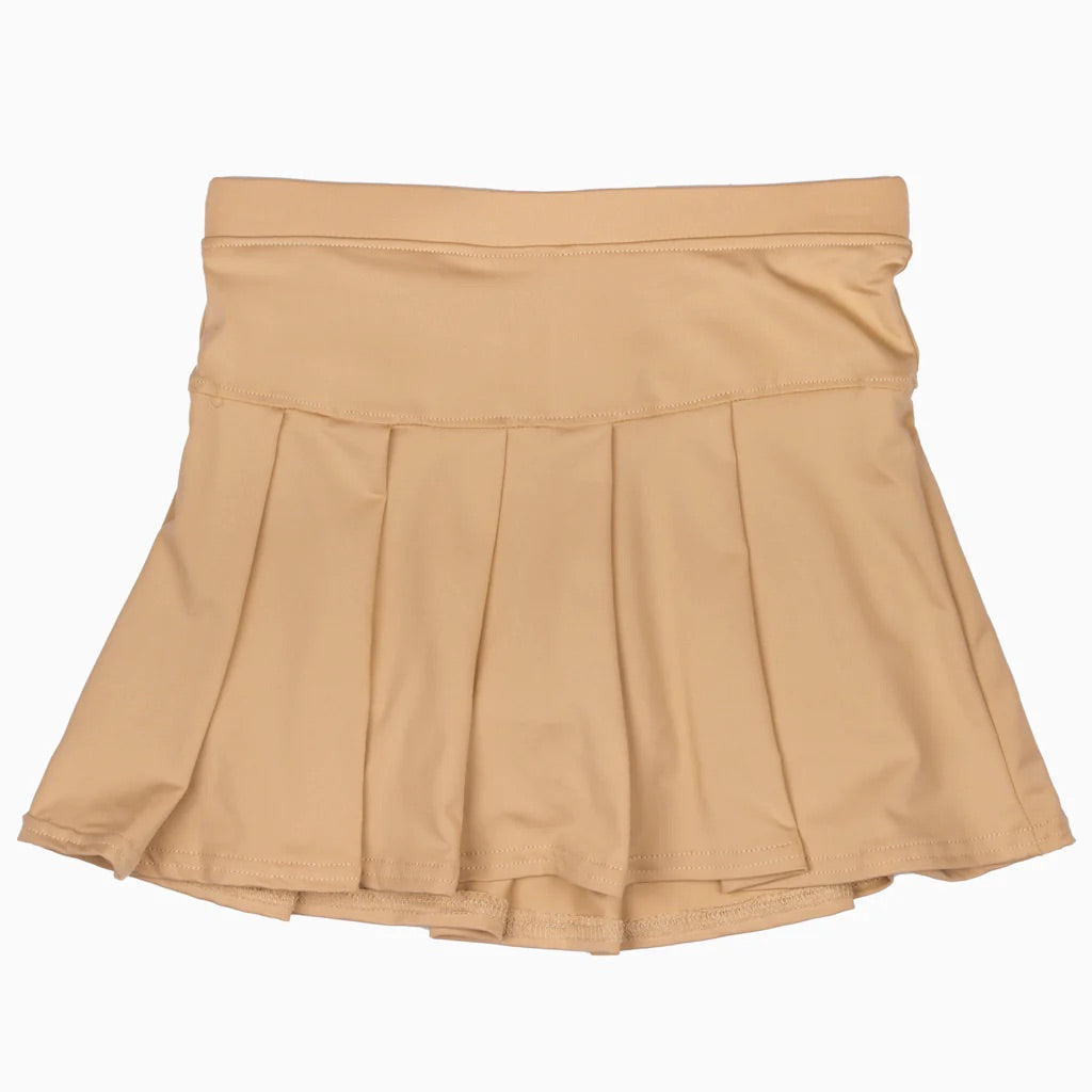 Tennis Skort in Solid Khaki