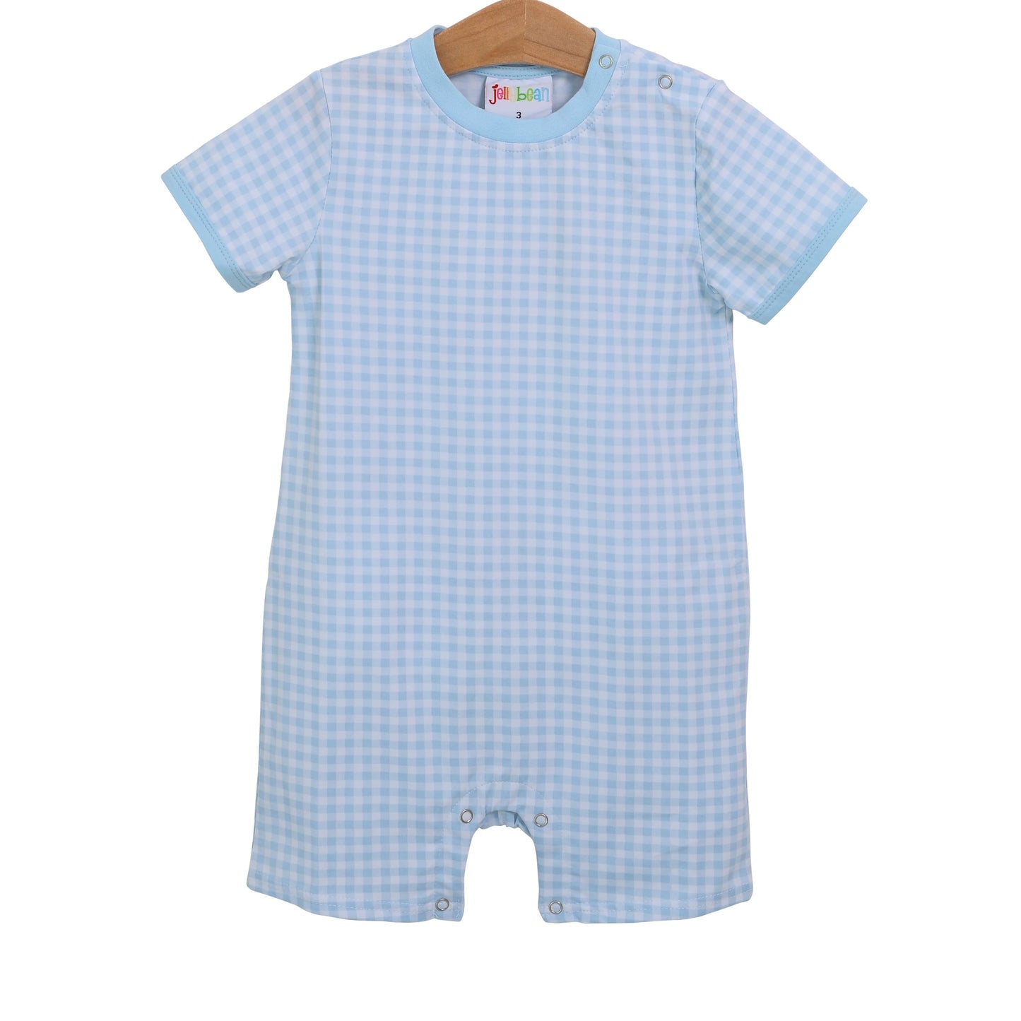 Light Blue Gingham Jon Jon