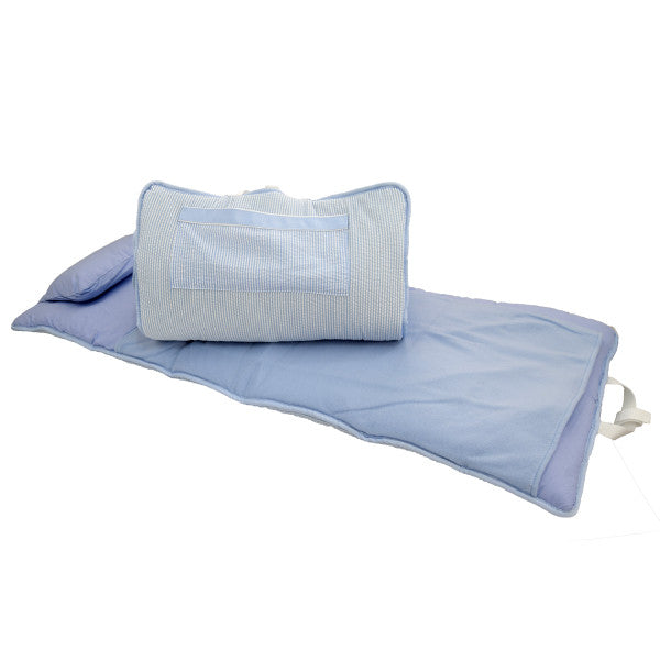 Baby Blue Seersucker Napmat