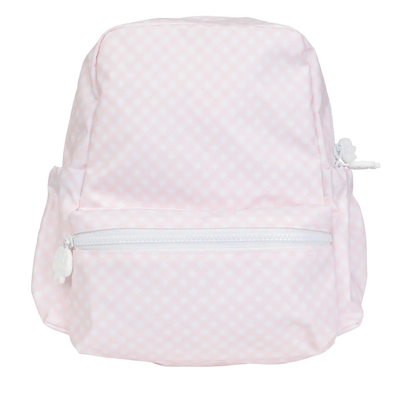 Apple of my Isla Pink Gingham Large Backpack