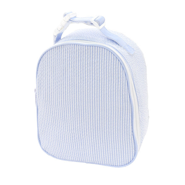 Baby Blue Seersucker Gumdrop Lunchbox