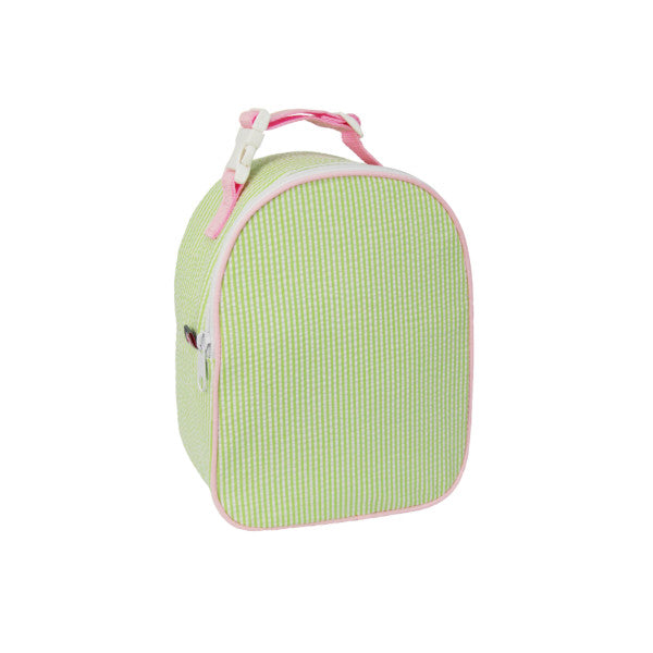 Pink/Lime Seersucker Gumdrop Lunchbox