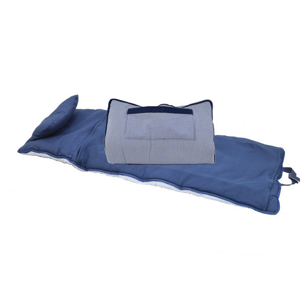 Navy Seersucker Napmats