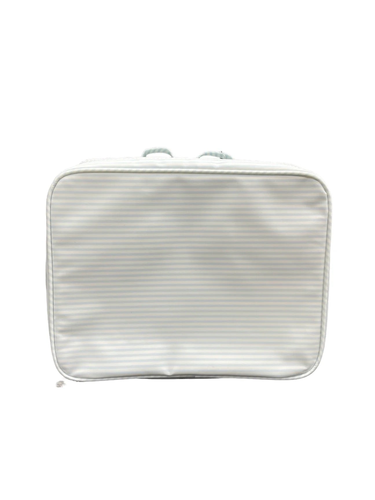 Apple of My Isla Blue Stripe Lunch Box