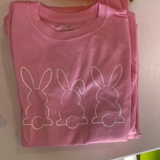 Pink Easter Bunny Tee