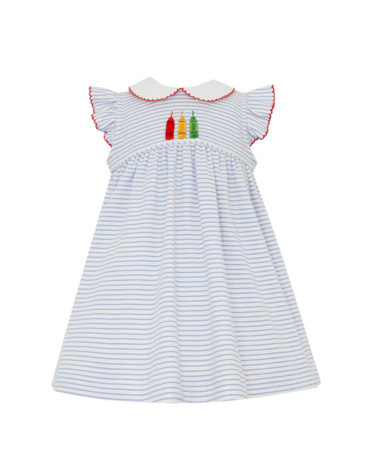 PB Crayon Blue Stripe Dress