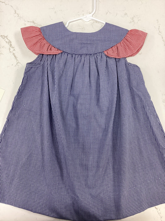 BB Blue and Red Dress