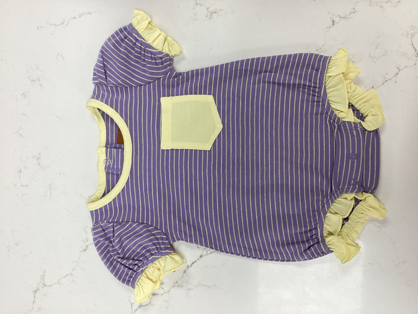 Millie Jay Purple and Yellow Stripes