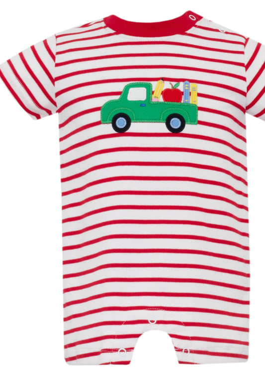 C&C School Truck Romper