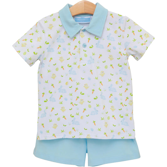 Cottontail Polo Short Set TS