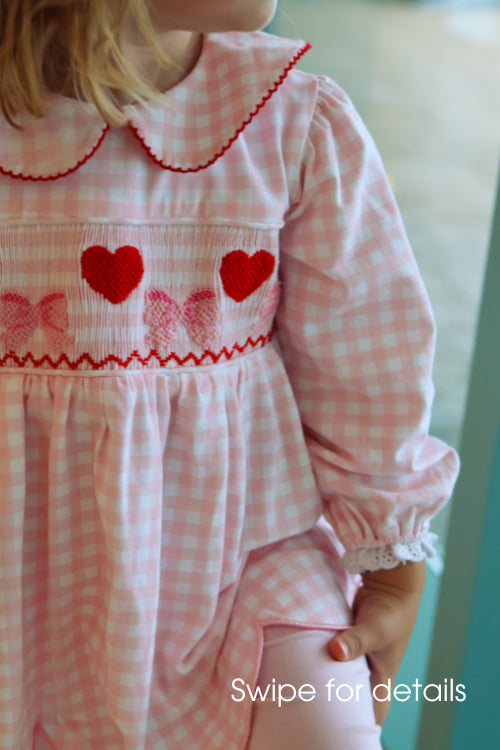 Valentine Smocked Leggings Set LL