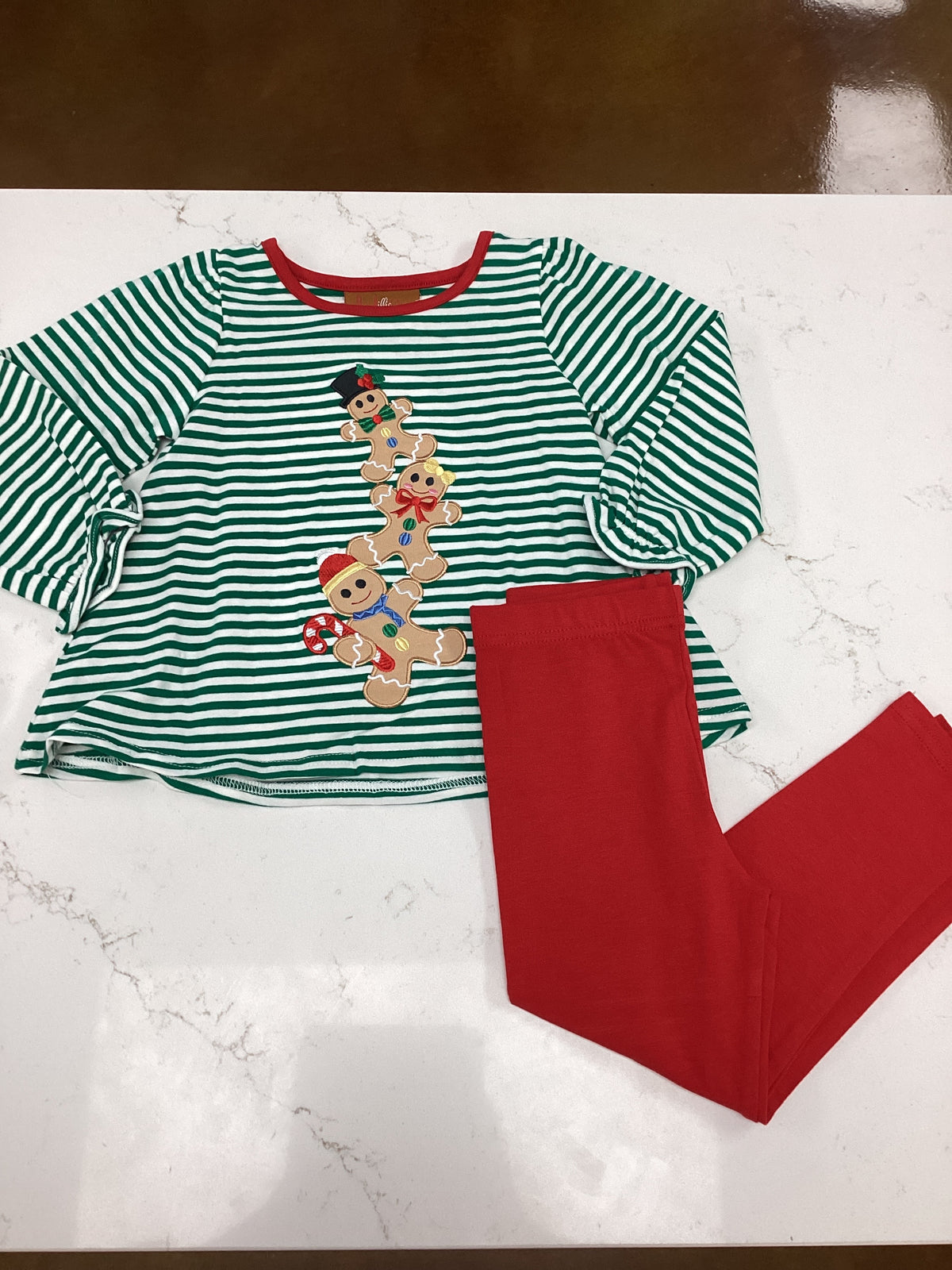 MJ Gingerbread Girl leggings Set