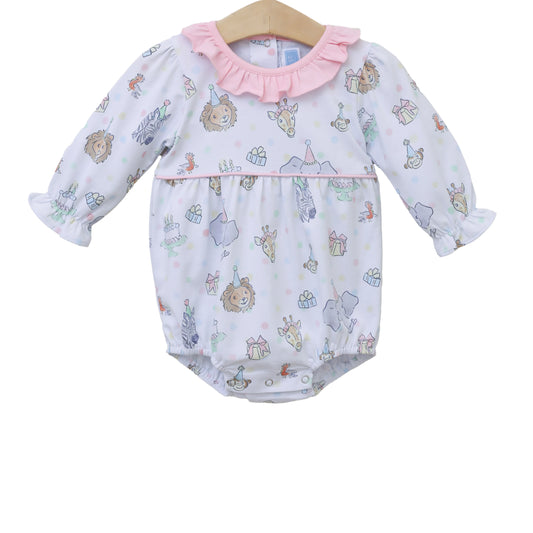 Party Animal Girl Ruffle Bubble