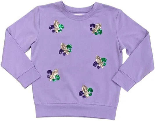LB Sequin Fleury De Lis Shirt