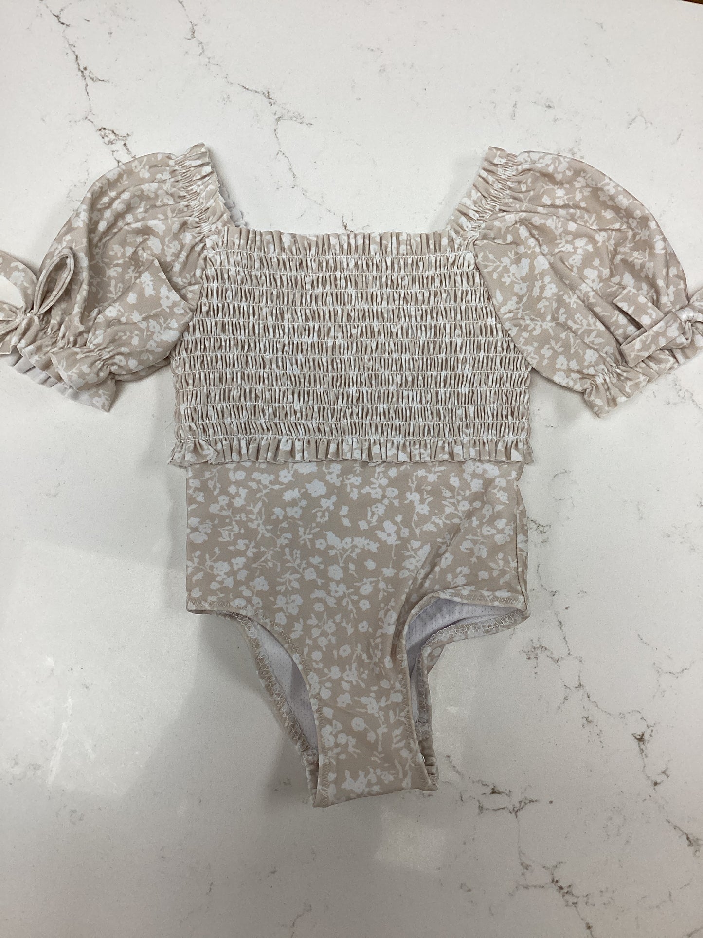 Little Lamb Crinkle Floral Swimsuit