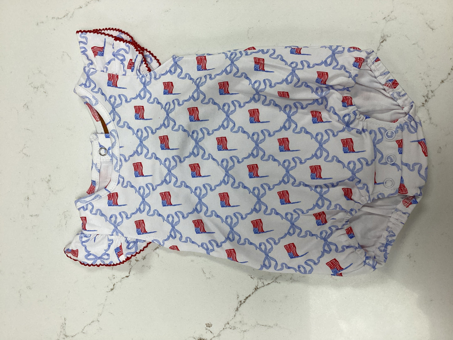 MJ Bow 4th of July Bubble