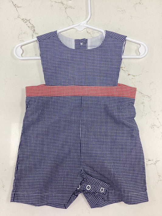 BB Blue and Red Romper