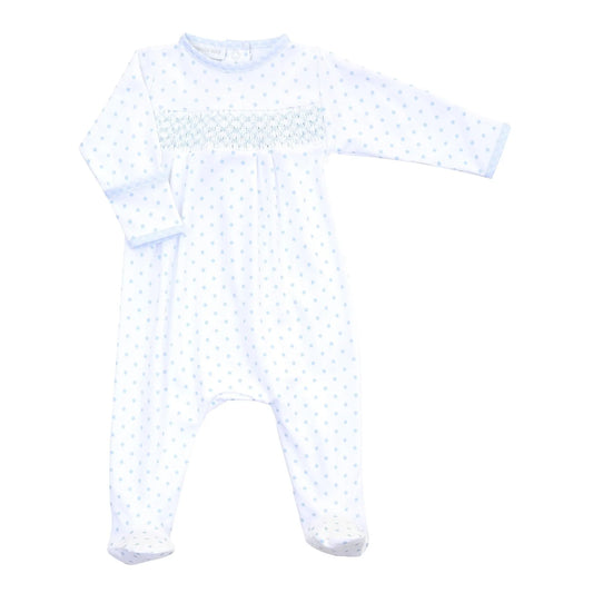 Mini Dots Smocked Footie