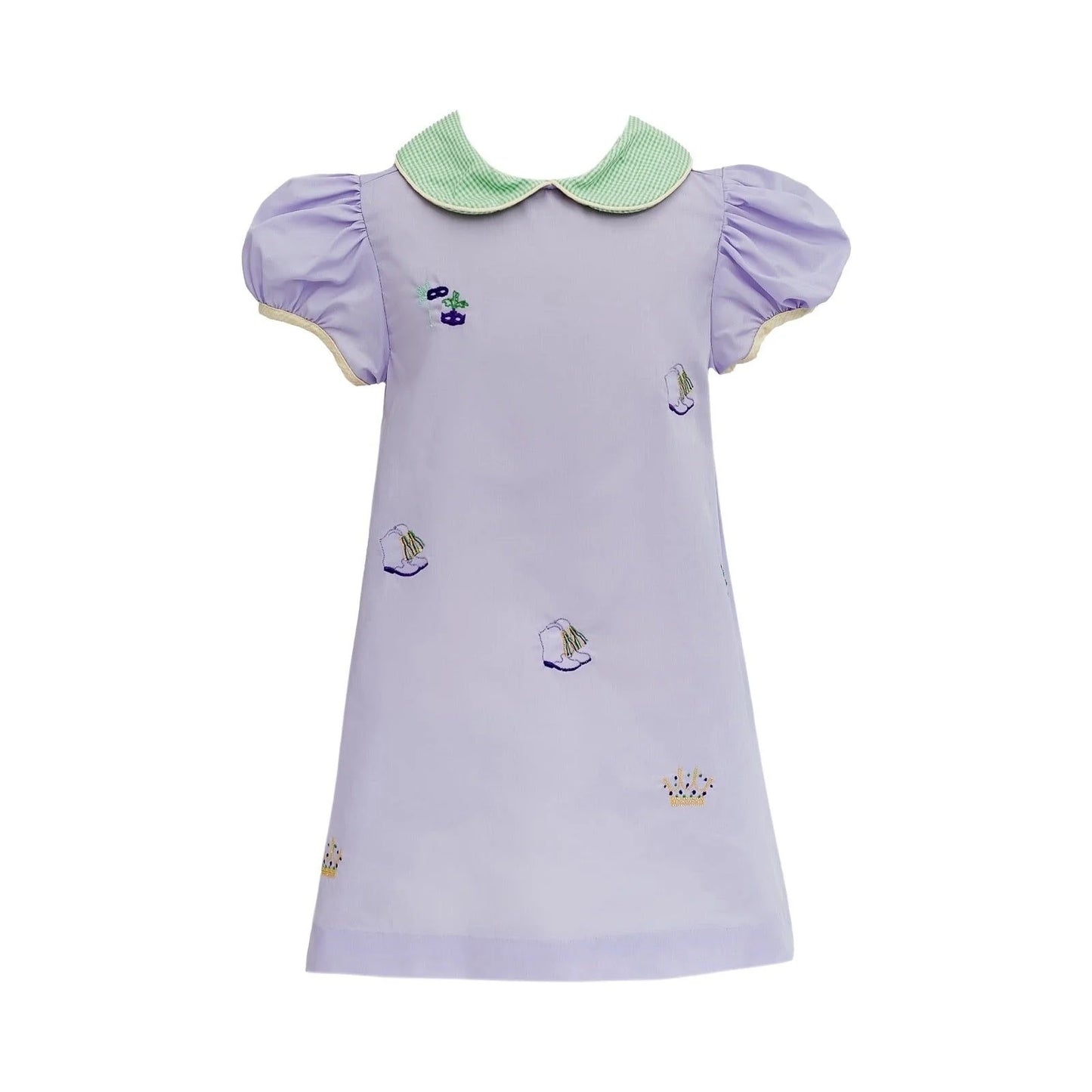 KK All over Embroidered Mardi Gras Dress