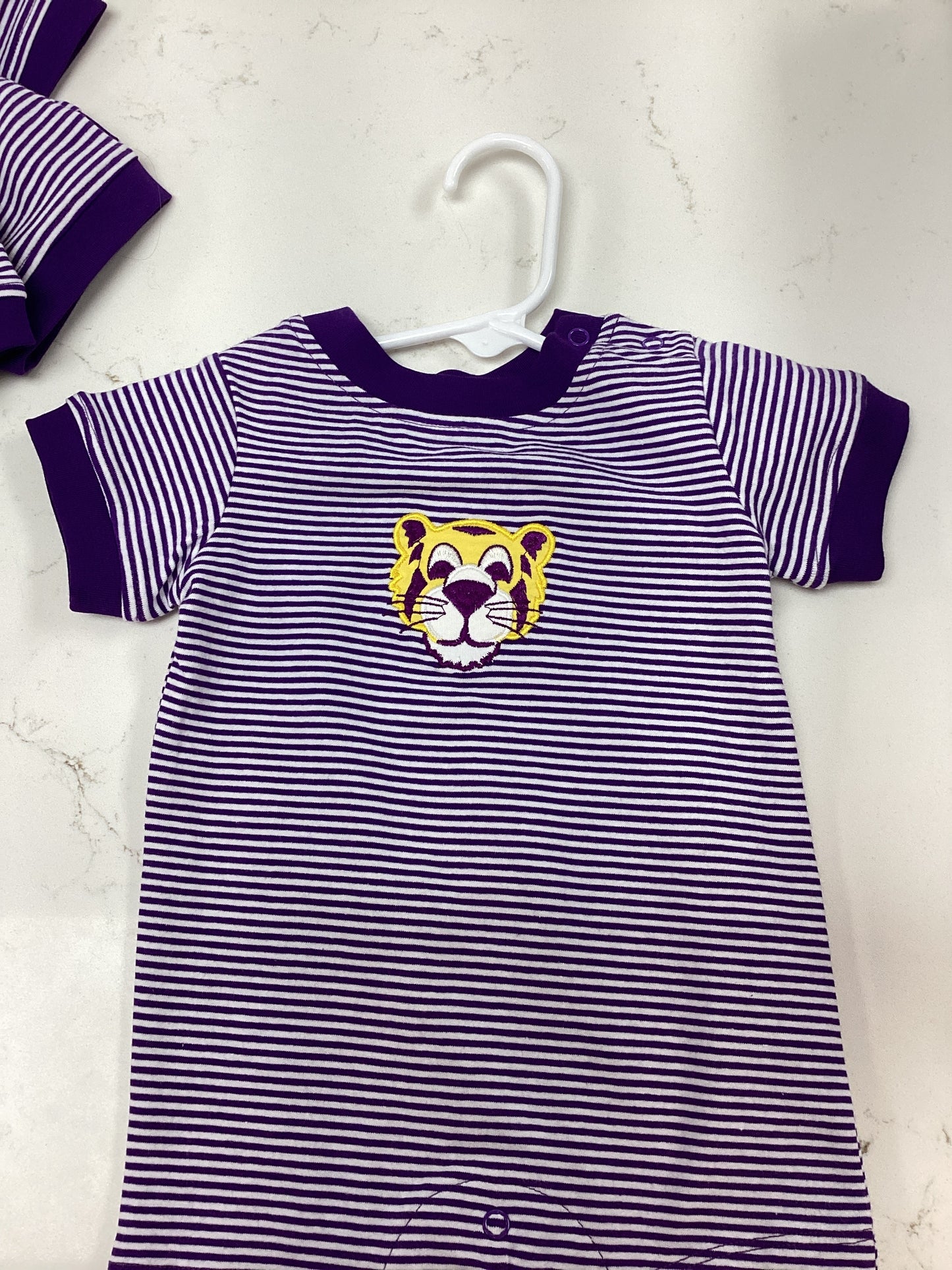 Boys Tiger Striped Romper