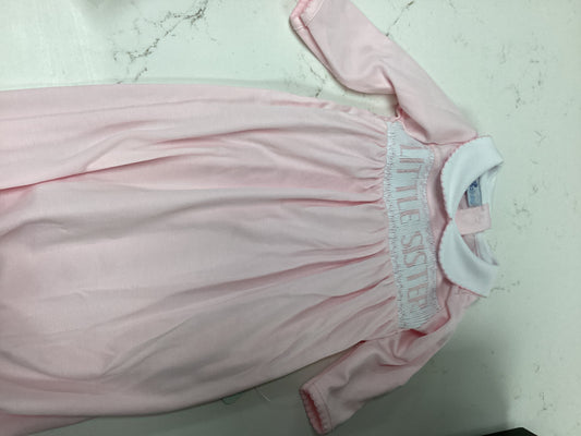 Little Sister Smocked Newborn Gown