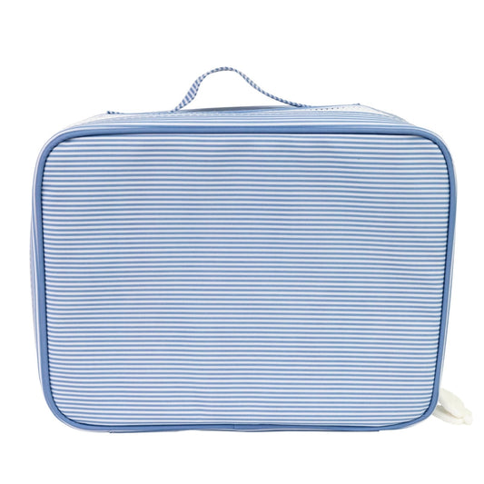 Blue Stripe Apple of my isla lunchbox Navy