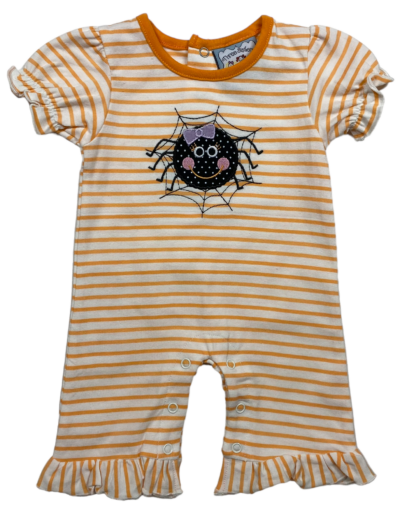 TSB Spider Halloween Romper Girl