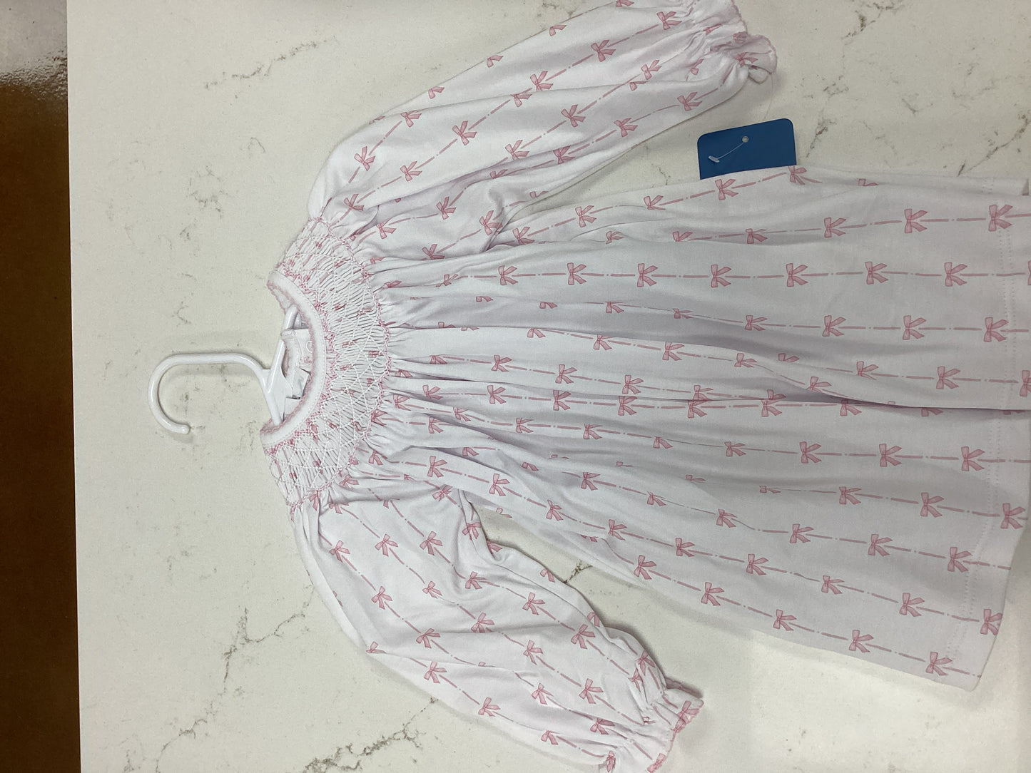 MB Long Sleeve Bow Dress