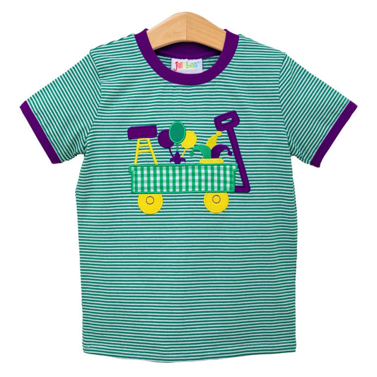 Mardi Gras Parade Wagon Tshirt