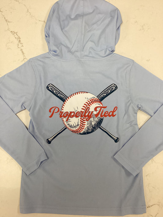 PT Performance Hoodie Baseball Light Blue