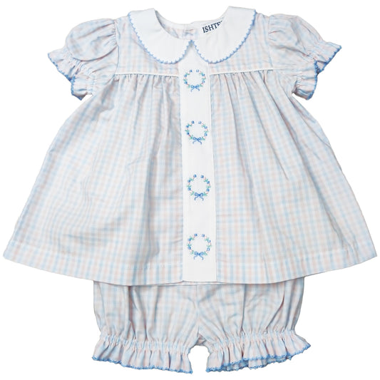 Plaid Bloomer Set- Ishtex