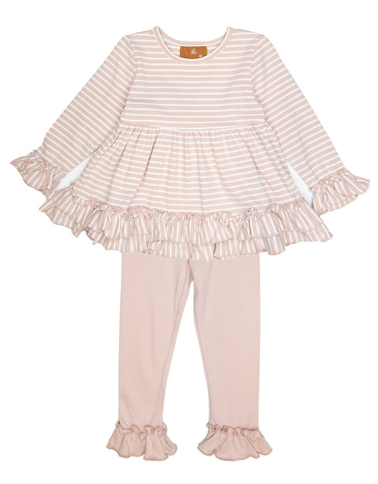MJ Mila Rose Ruffle Set