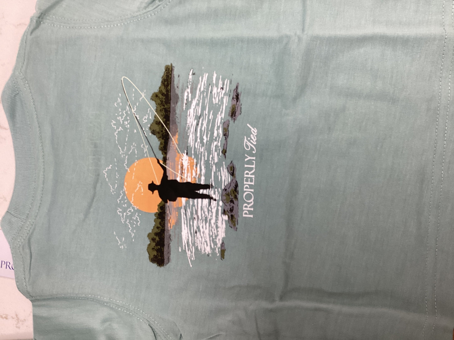 PT Boys Fly Fishing LS Marine Mist