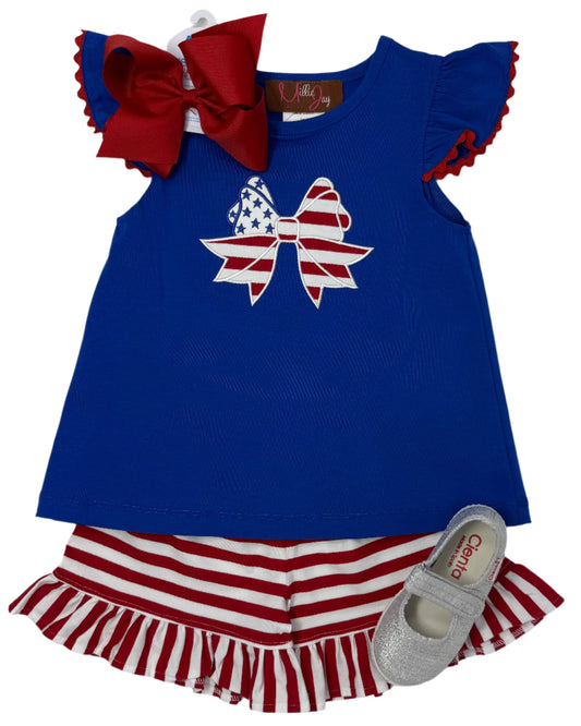 Americana Bow A/S Short Set