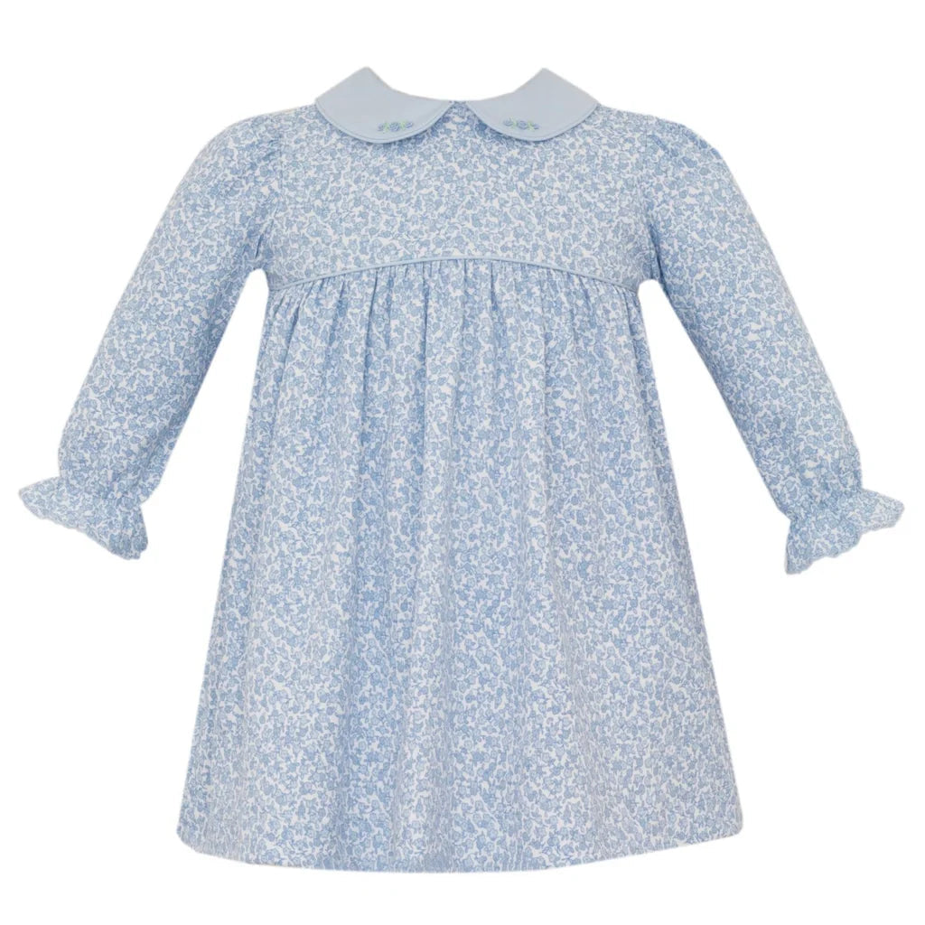 Blue Liberty Floral L/S Dress
