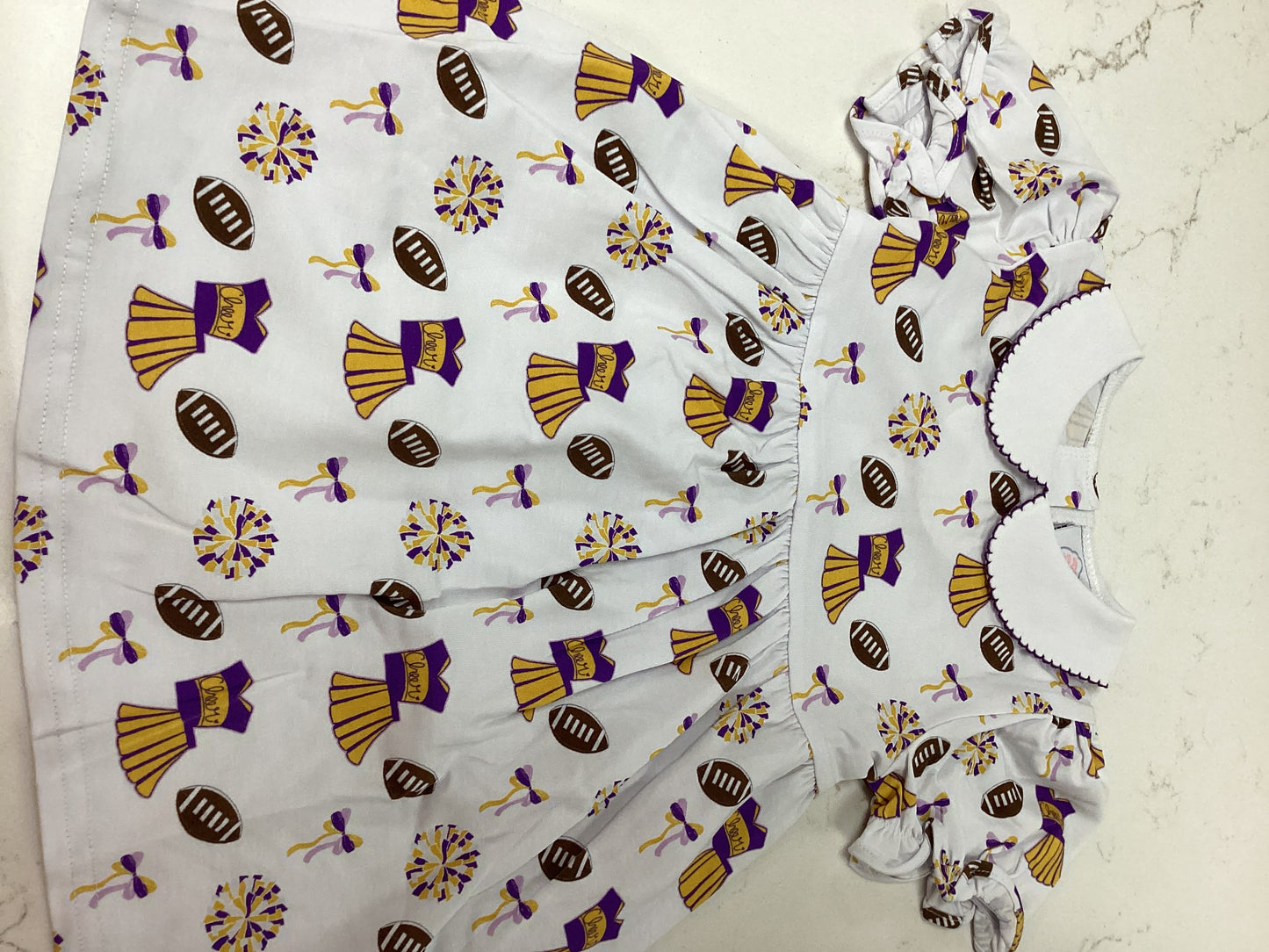 CR Varsity Purple Collins Classic Dress
