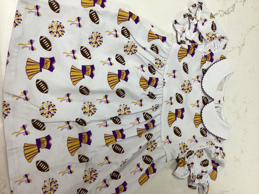 CR Varsity Purple Collins Classic Dress
