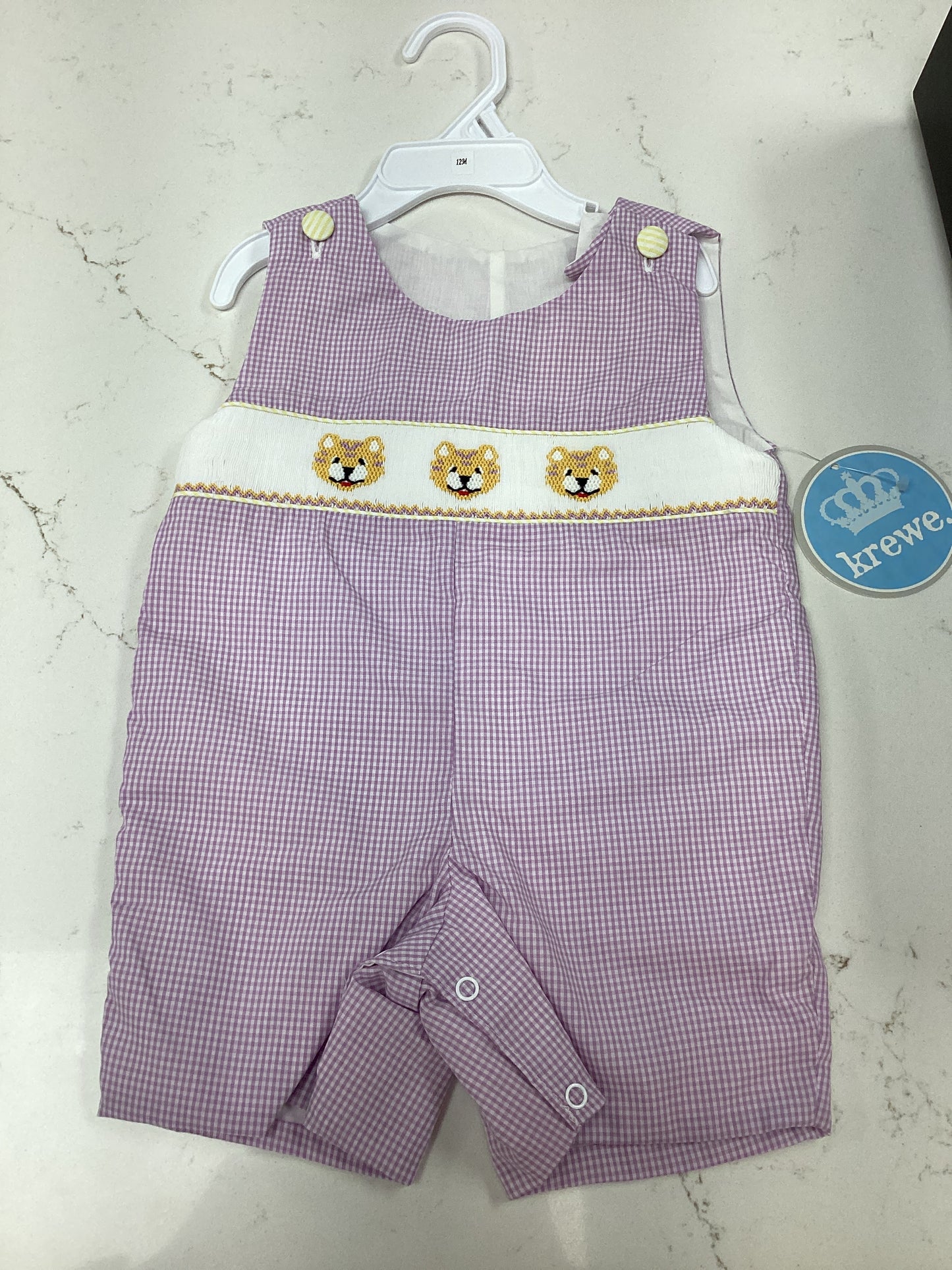 Krewe Smocked Tigers Jon Jon