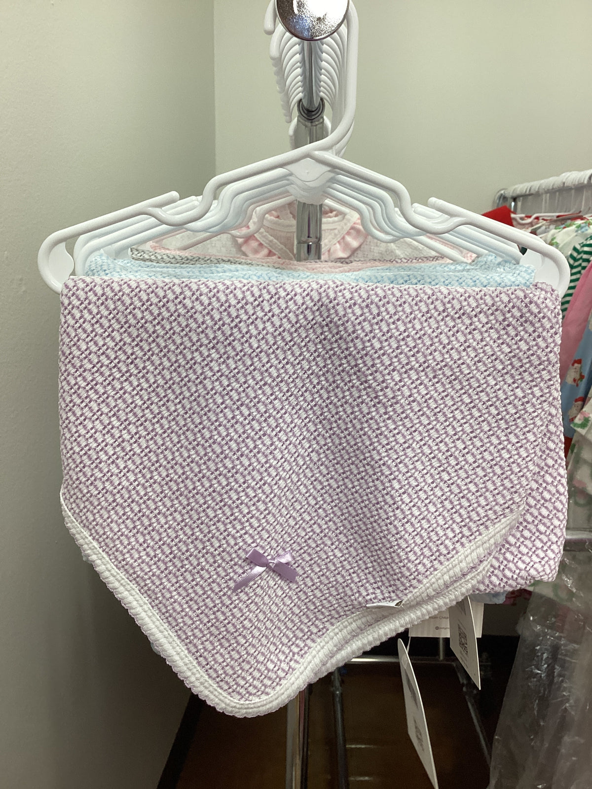 Purple Paty Swaddle Blanket