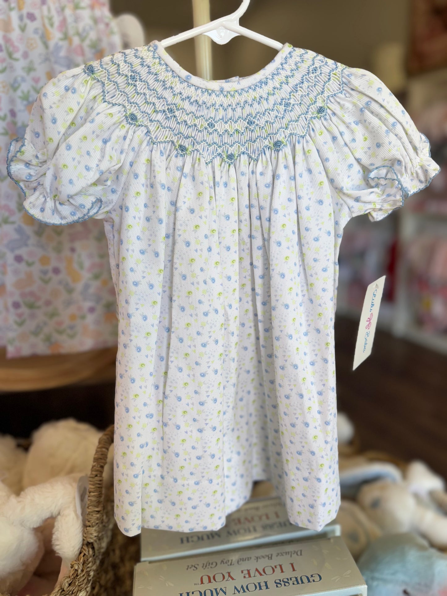 LB Smocked Emma Rose Bishop Dress