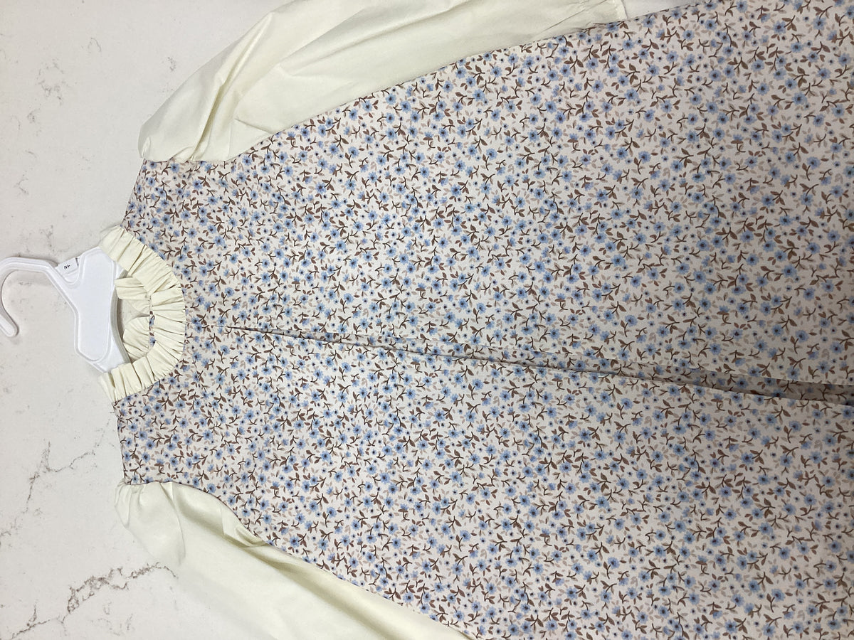 ZK Dusty Blue Floral Jumper