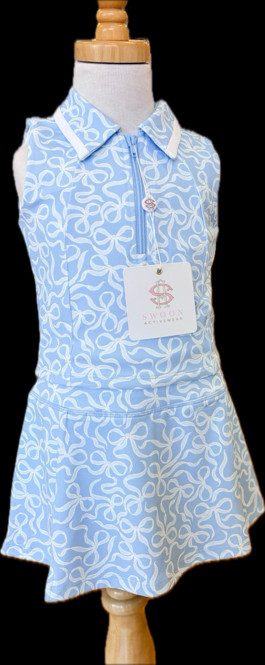 Swoon Blue Bow Set