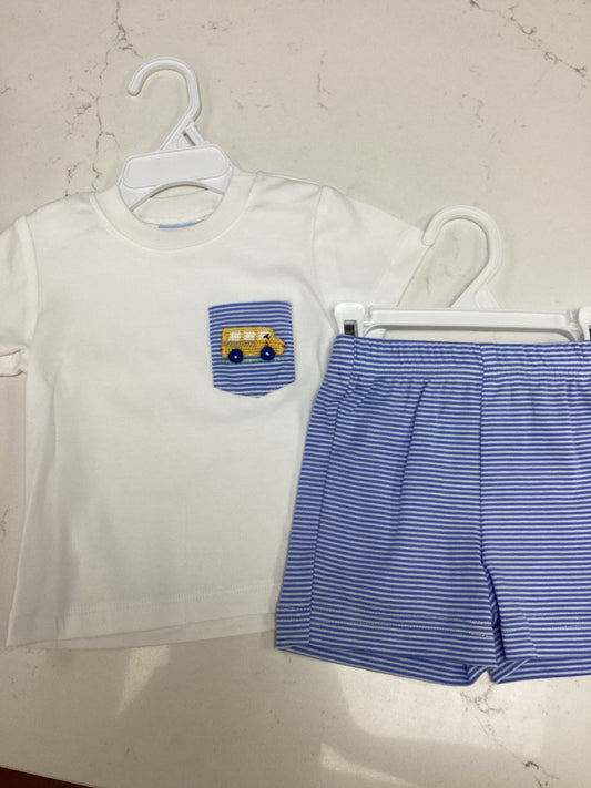 Petit Bebe Bus Short Set