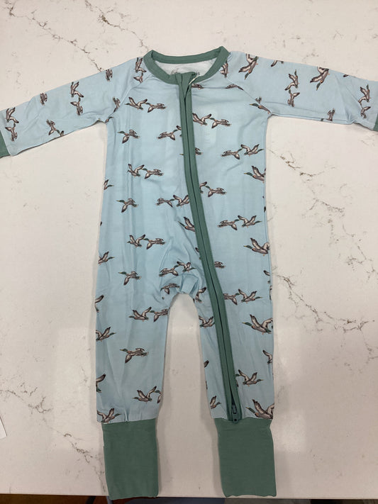 LB Mallard Convertible Zipper Footie